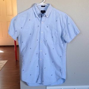 Men's J. Crew Slim Oxford Blue